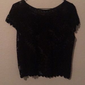 Black Lace Top